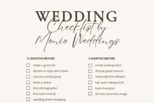 Budgeting and planning for your wedding